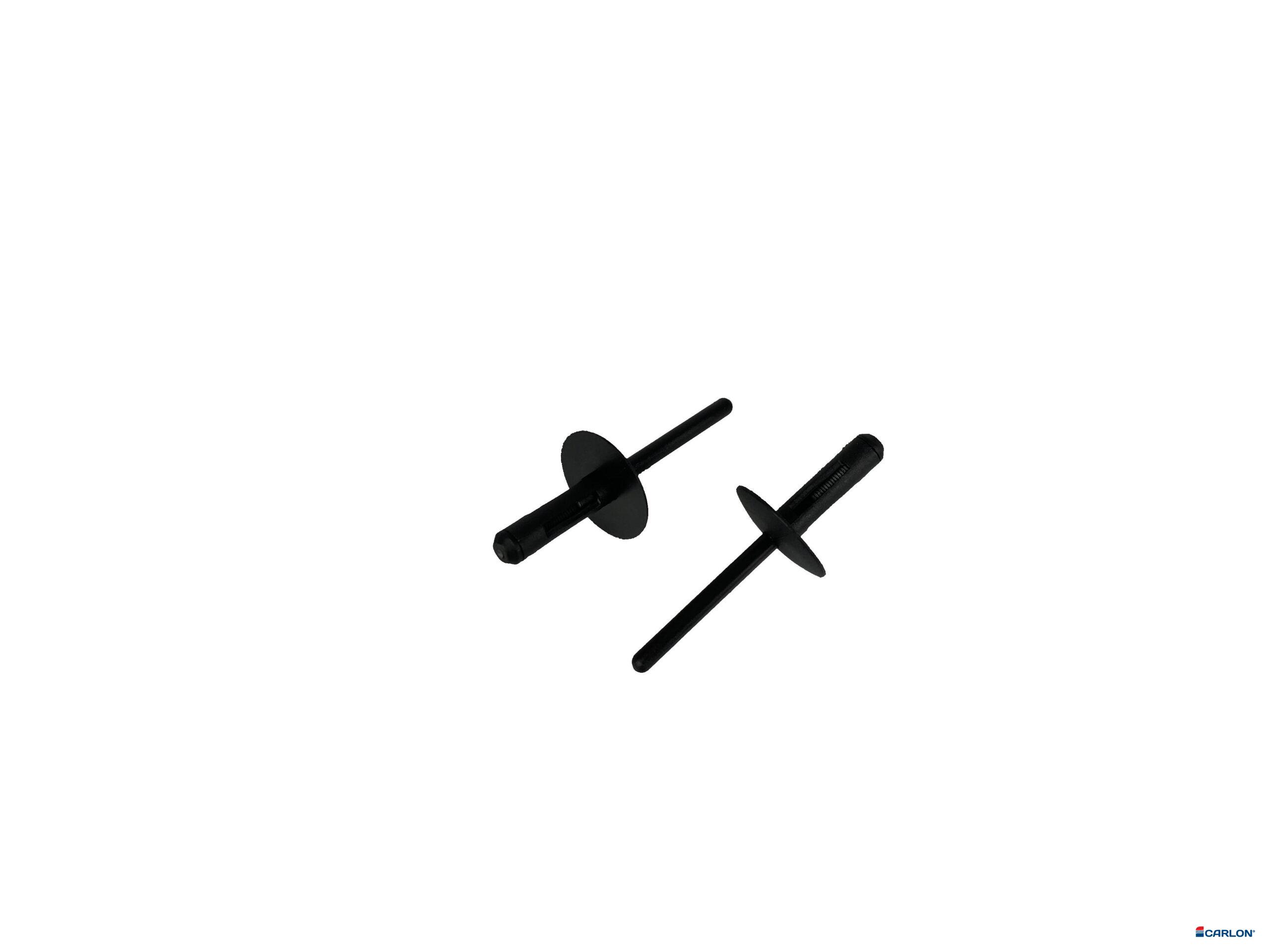 Blindklinknagel zwart kunststof 5,8x19,0mm kop 20mm (250st)