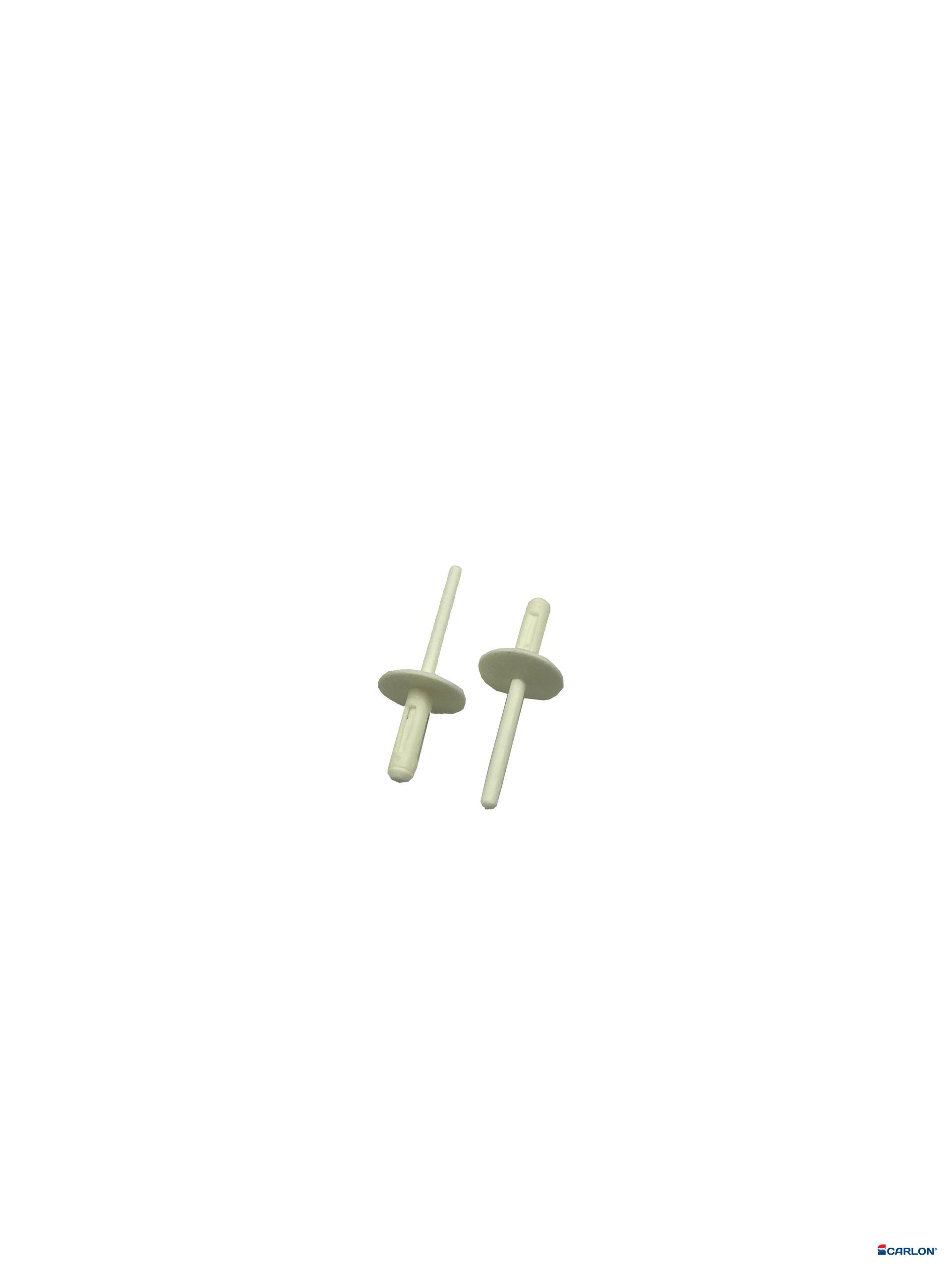 Blindklinknagel wit kunststof 5,8x19,0mm kop 20mm (25st)