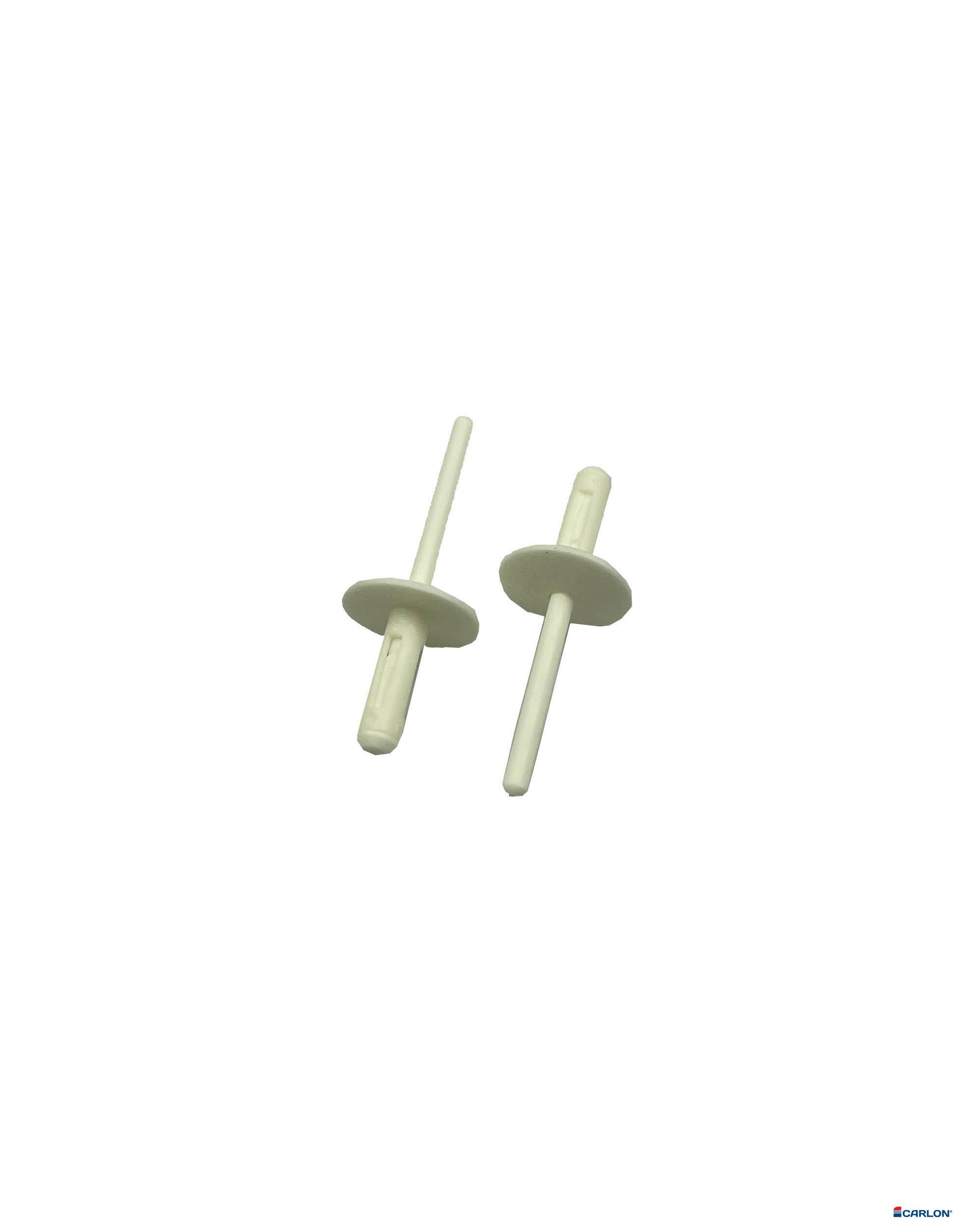 Blindklinknagel wit kunststof 5,8x19,0mm kop 20mm (25st)