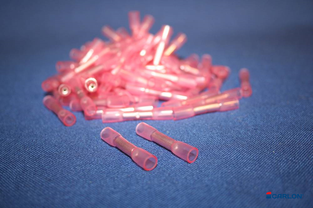 Waterdichte krimpverbinder 0,5-1,5mm² rood (100st) - Afbeelding 2