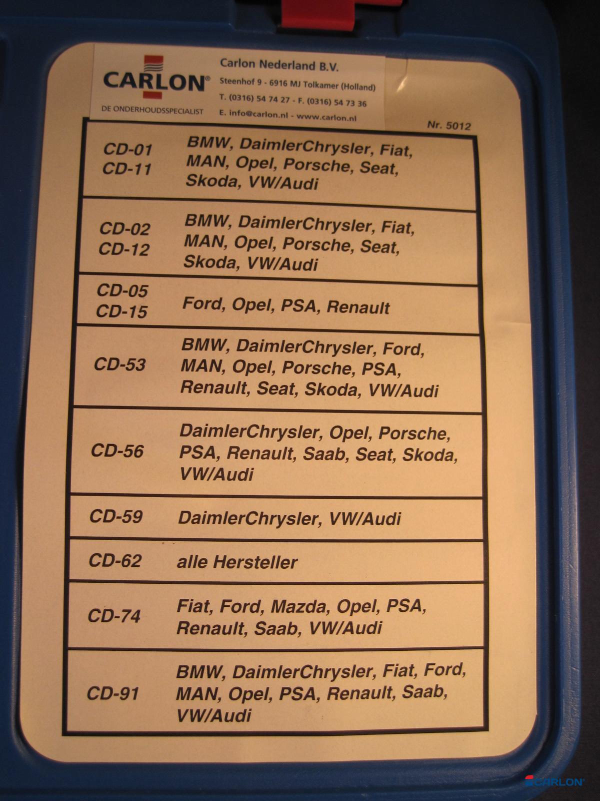 Assortiment ontgrendel gereedschap tbv stekkerblokken universeel - Afbeelding 2