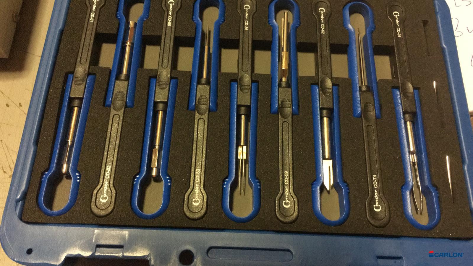 Assortiment ontgrendel gereedschap tbv stekkerblokken universeel - Afbeelding 3