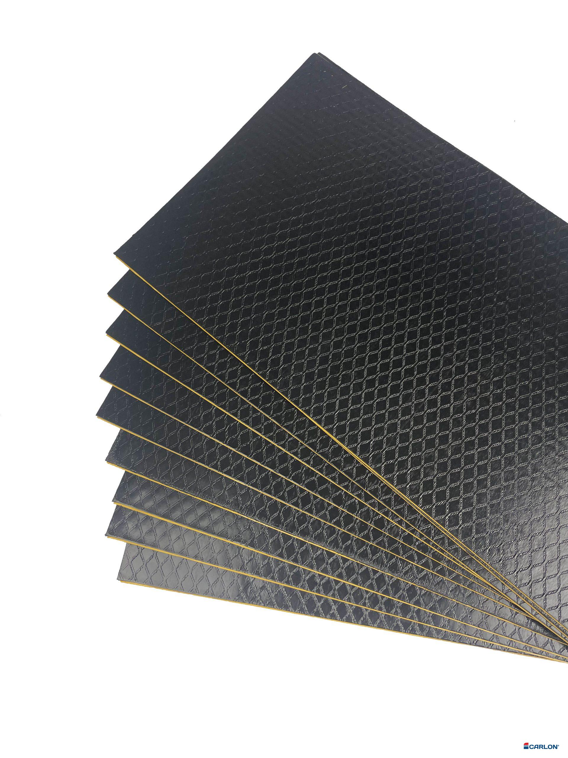 Anti-dreunplaat zelfklevend geruit 500x500mm (10st)