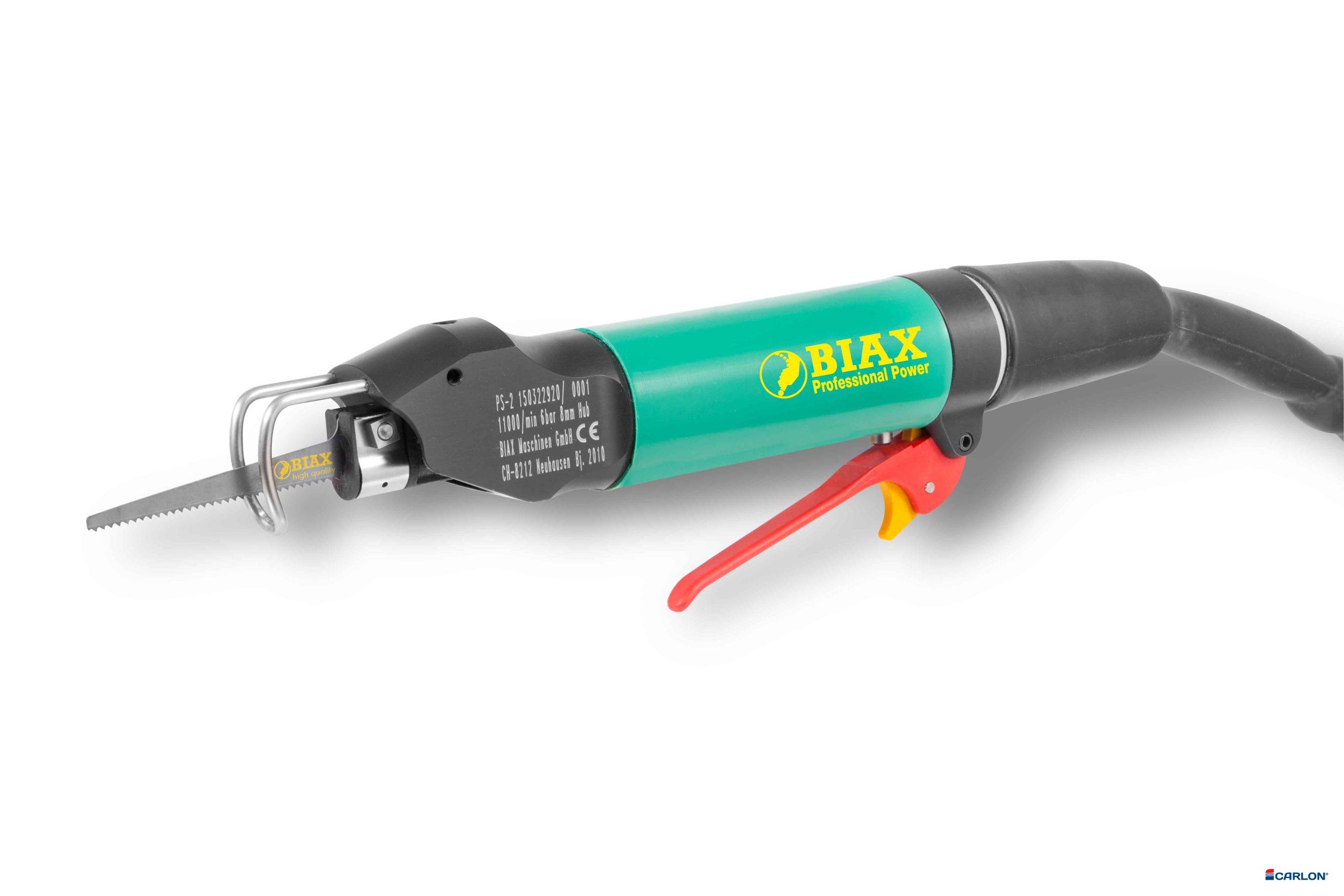 Perslucht schrobzaagmachine BIAX/SIG PS 2+