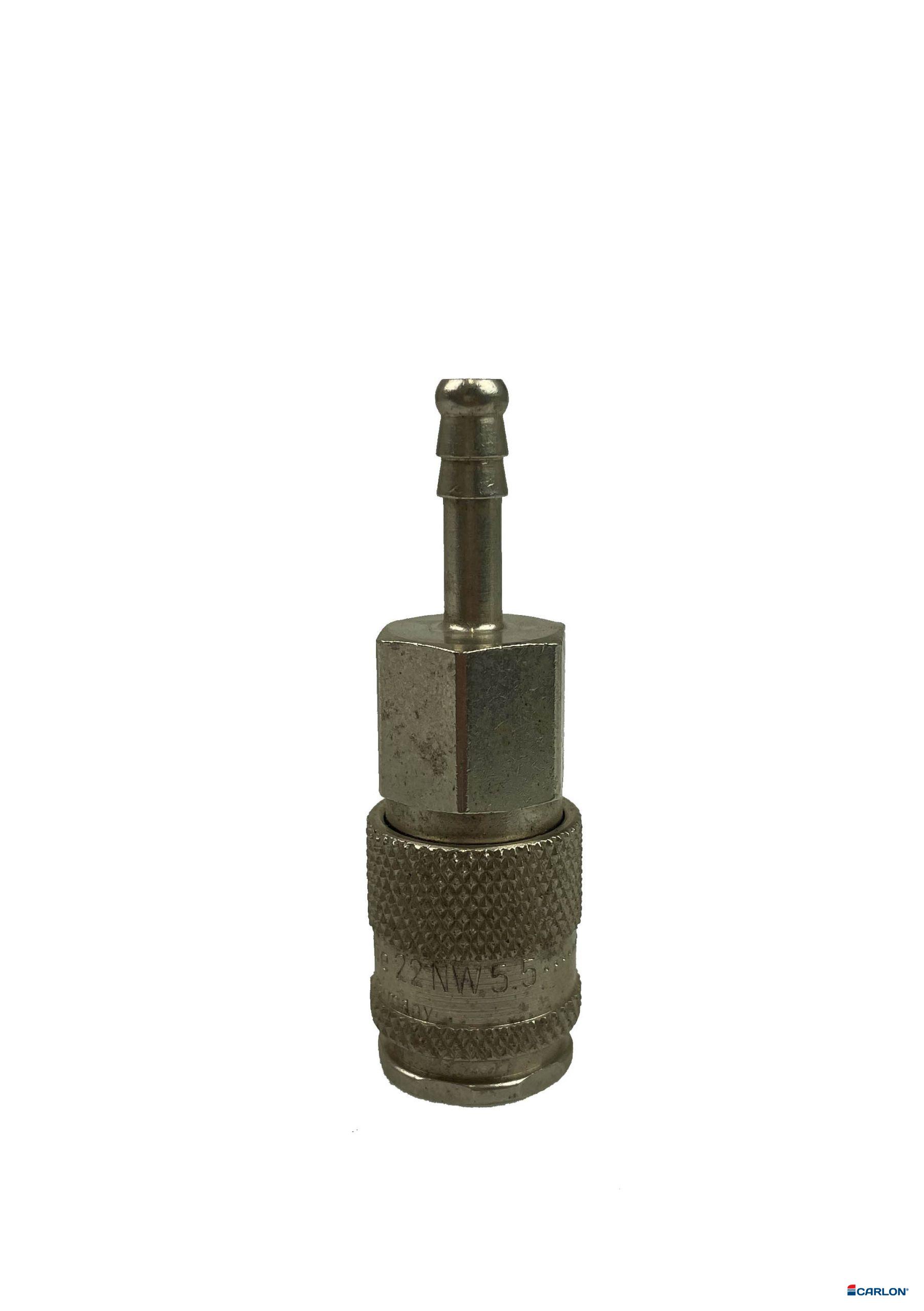 Luchtkoppeling A1/22 6mm slangpilaar