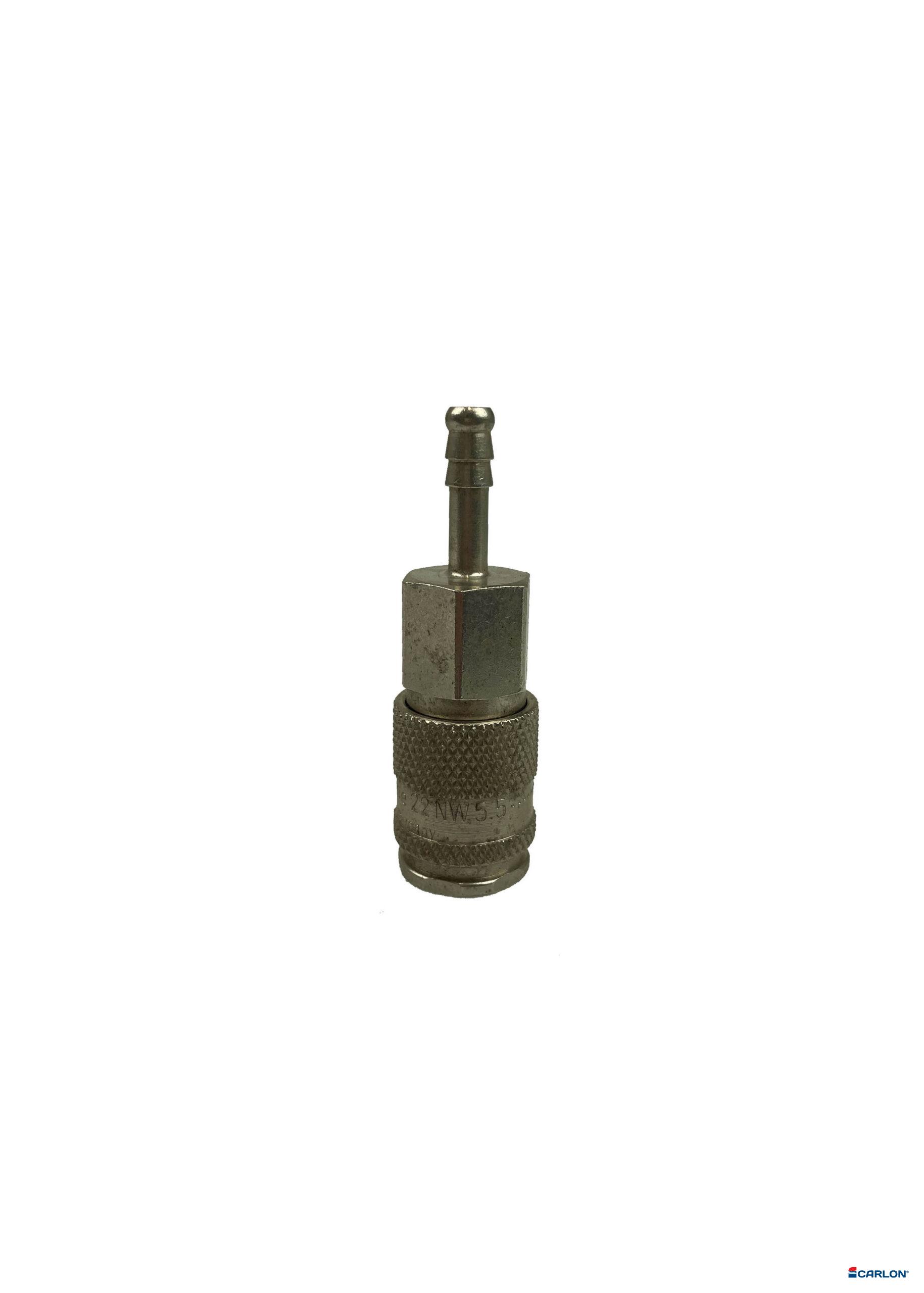 Luchtkoppeling A1/22 6mm slangpilaar