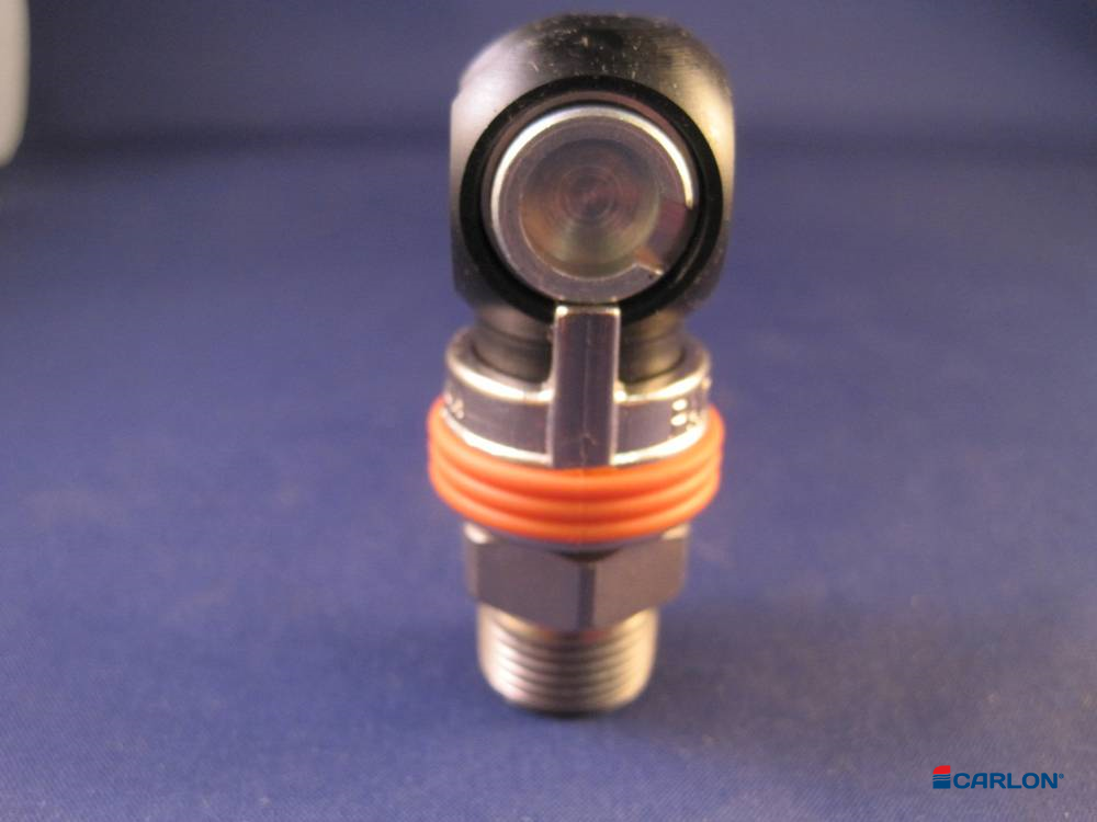 Veiligheidsluchtknikkoppeling A1/22 3/8" buitendraad - Afbeelding 3