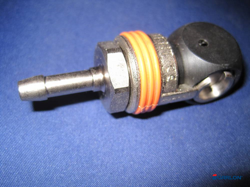 Veiligheidsluchtknikkoppeling A1/22 6mm slangpilaar - Afbeelding 3