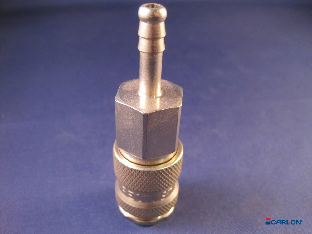 Luchtkoppeling C/25 6mm slangpilaar - Afbeelding 2