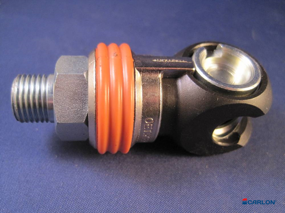 Veiligheidsluchtknikkoppeling C/25 ¼" buitendraad - Afbeelding 3