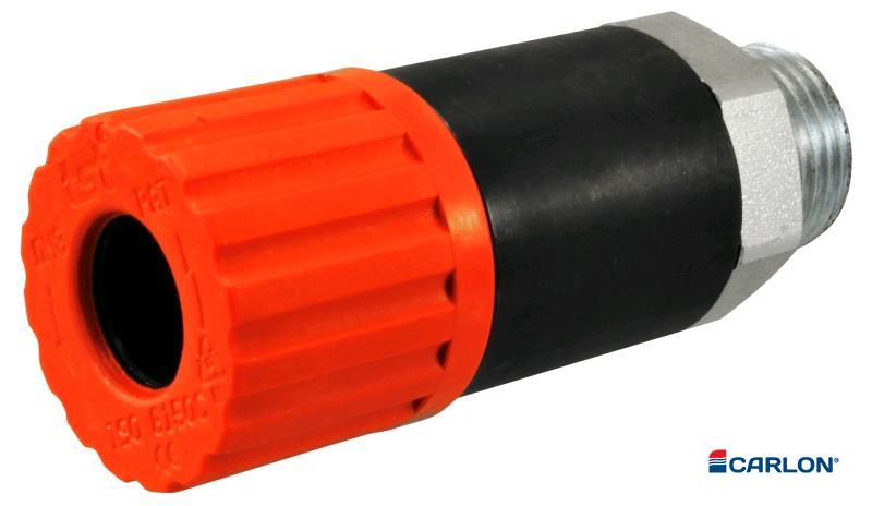 Veiligheidsdraailuchtkoppeling SV/DN6 1/2" buitendraad