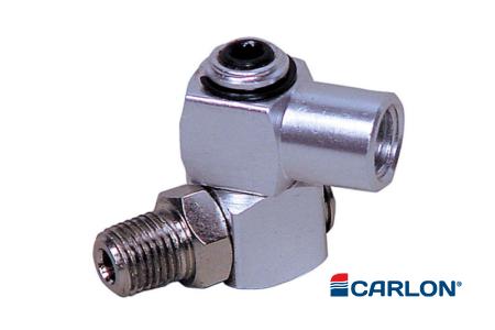 Draaistuk tbv luchtslang ¼"-¼"