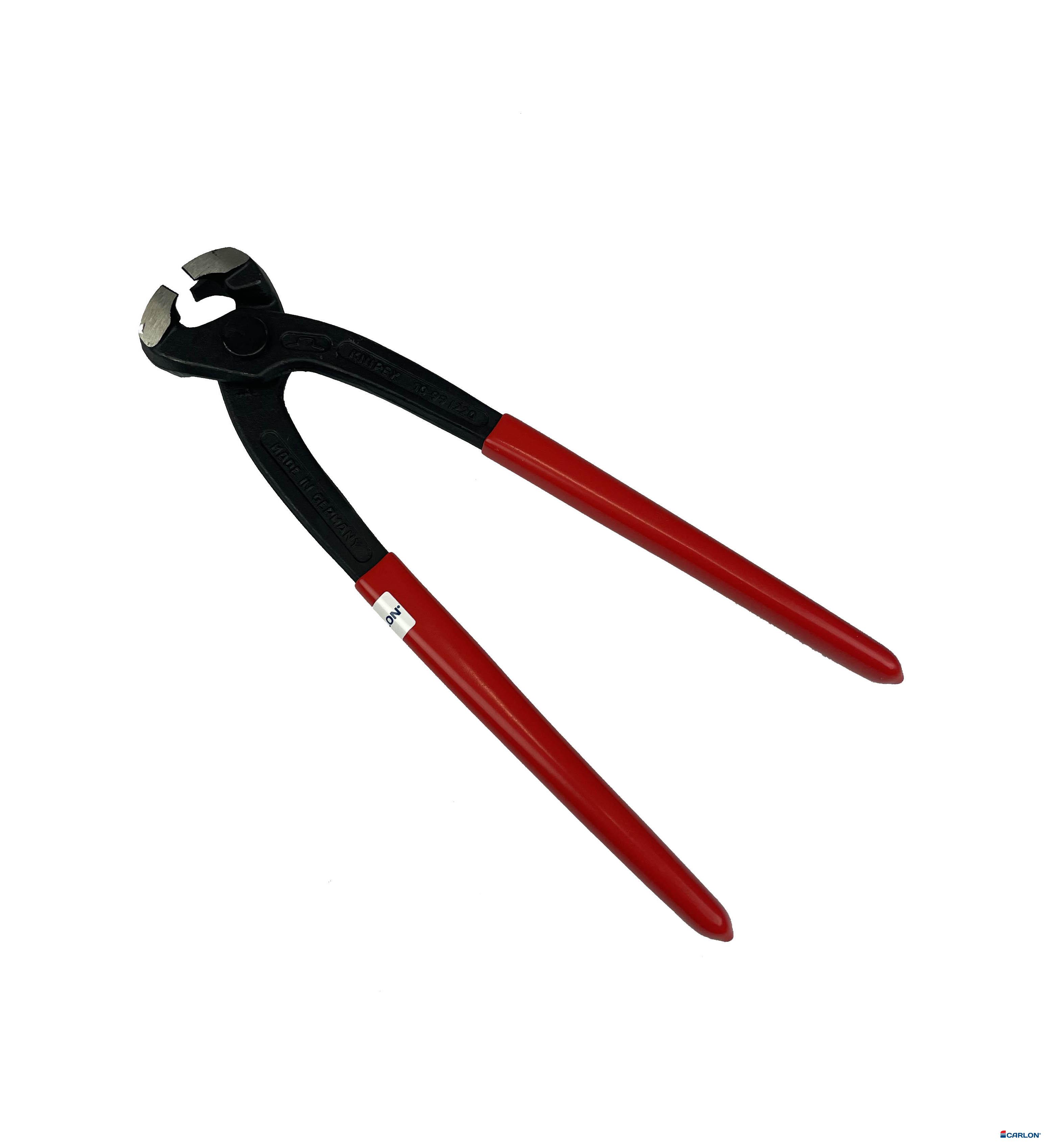 Knijpslangklemtang met zijsnijder