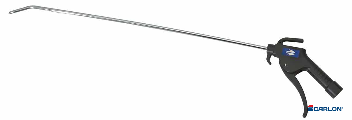 Luchtpistool XXL kunststof met gebogen blaaspijp 330mm