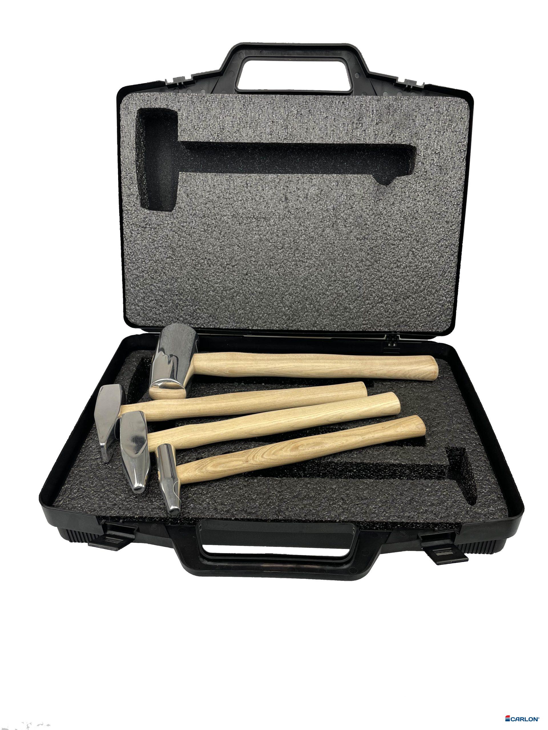 Uitdeukhamerset aluminium 4-dlg