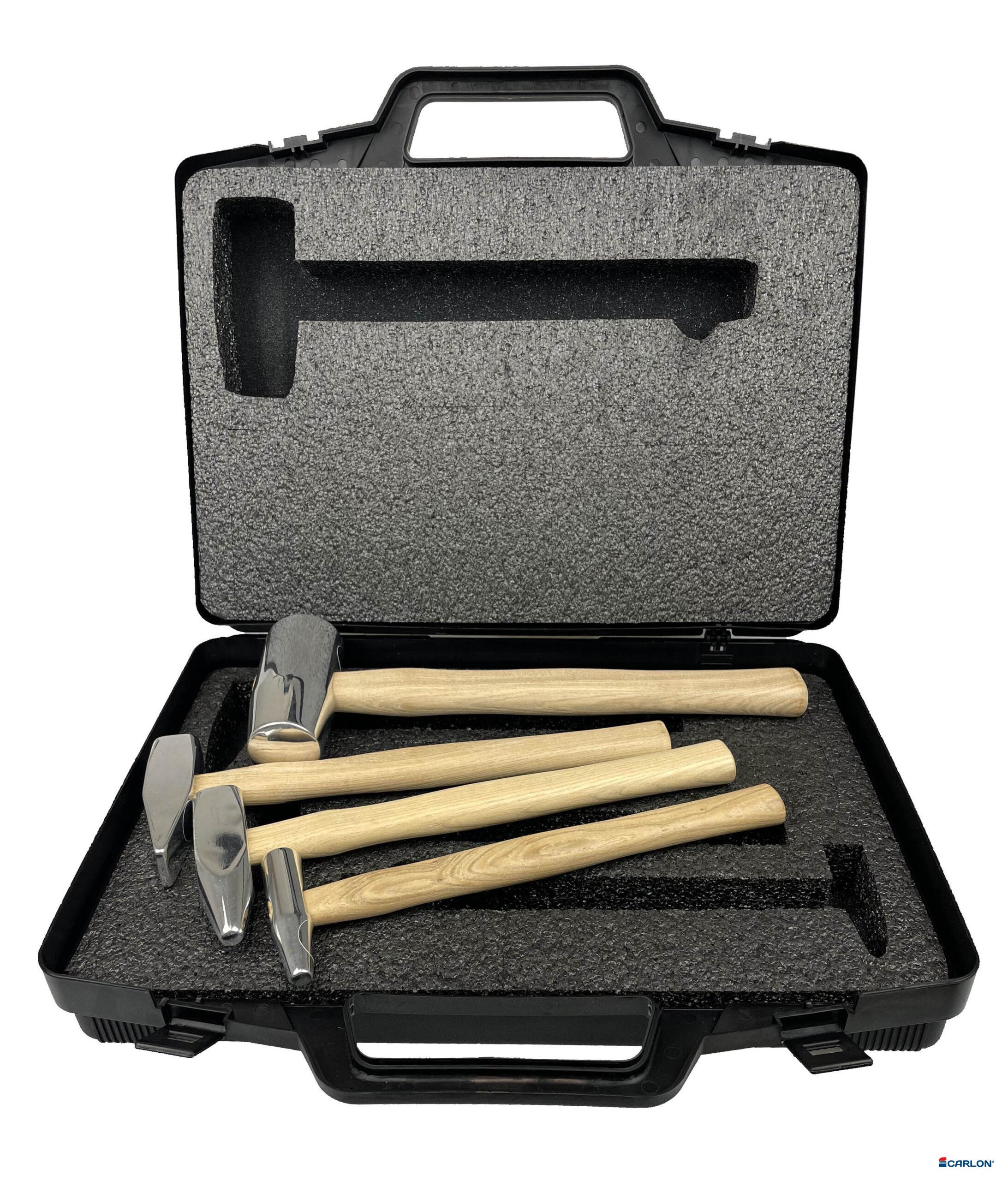 Uitdeukhamerset aluminium 4-dlg
