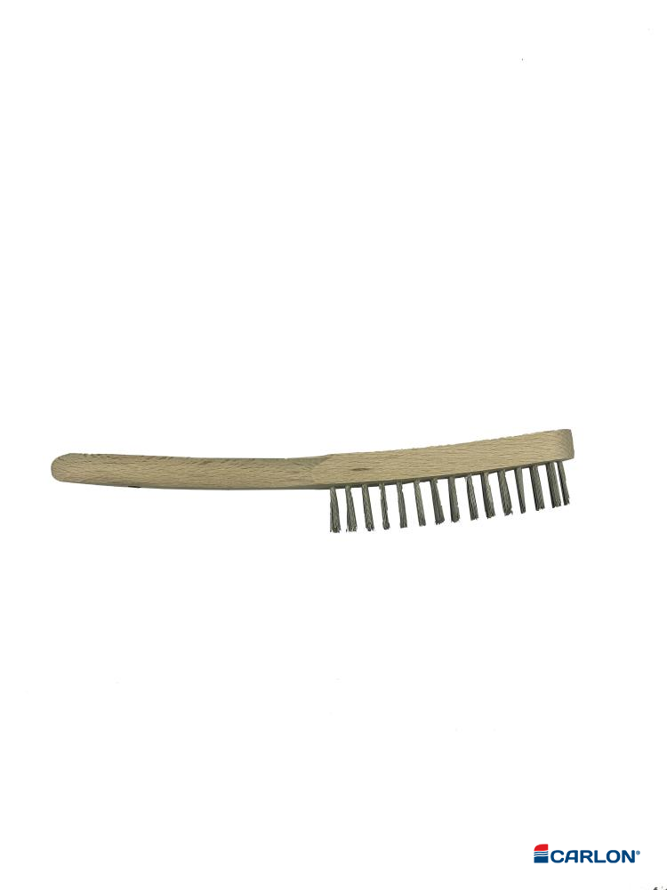 Handborstel 4-rijen staal