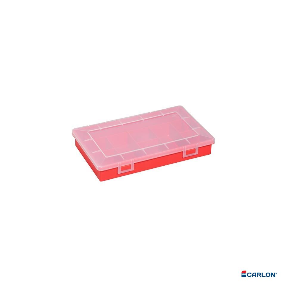 Assortimentsbox PP rood 9-vaks 285x170x45mm - Afbeelding 3