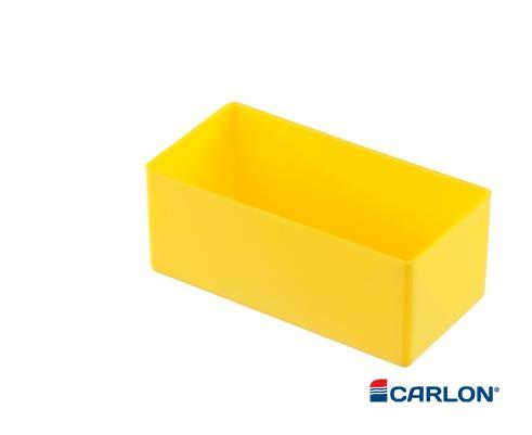 Inzetbakje geel 54x108x45 tbv assortimentsdoos 800152