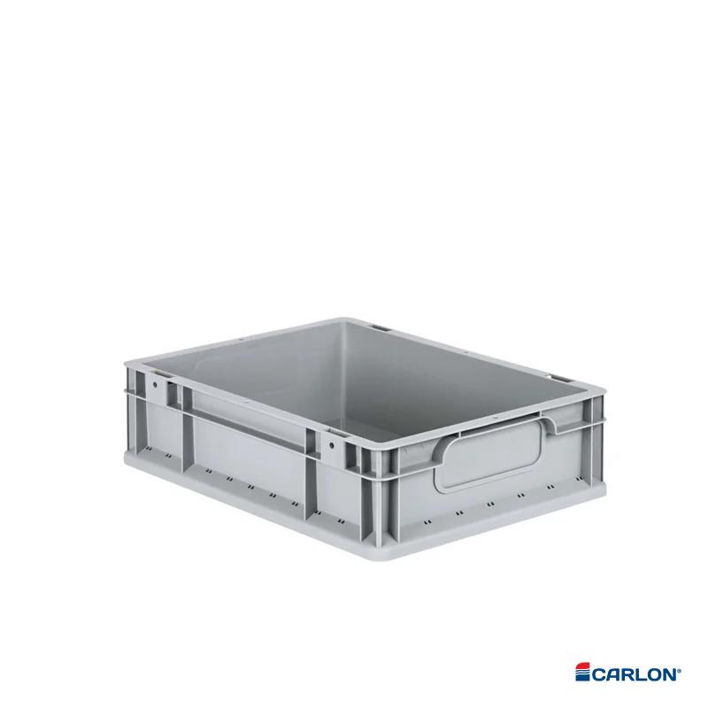 Kunststof krat met deksel 400x300x120