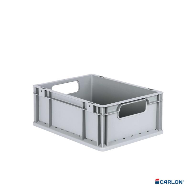 Kunststof krat met deksel 400x300x170