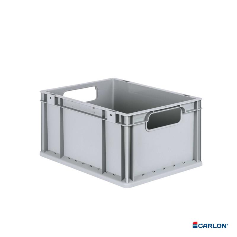 Kunststof krat met deksel 400x300x220