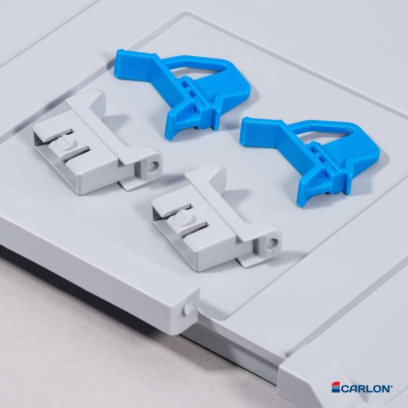 Scharnieren en sluitingen tbv deksel tbv kunststof krat