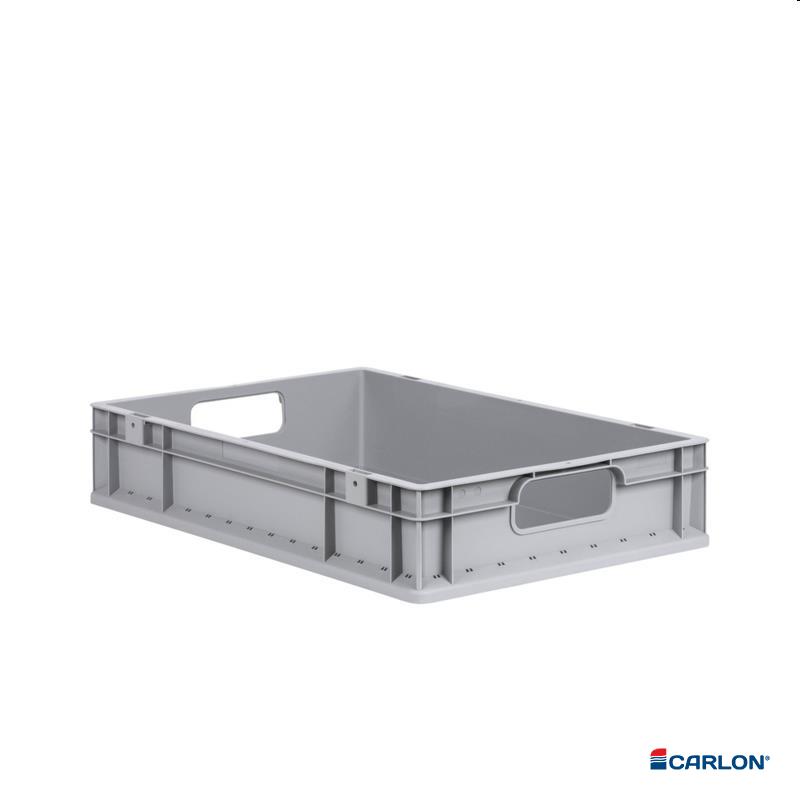 Kunststof krat met deksel 600x400x120