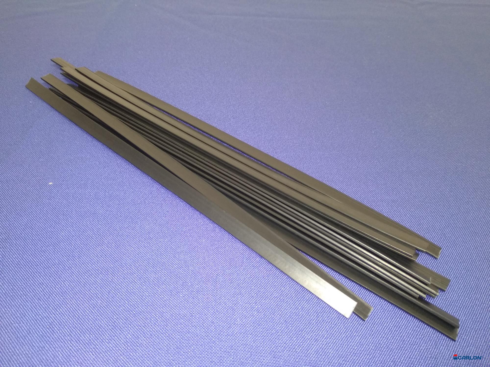 Lasdraad kunststof GTXR zwart plat 1,5x9,6x300 (15st)