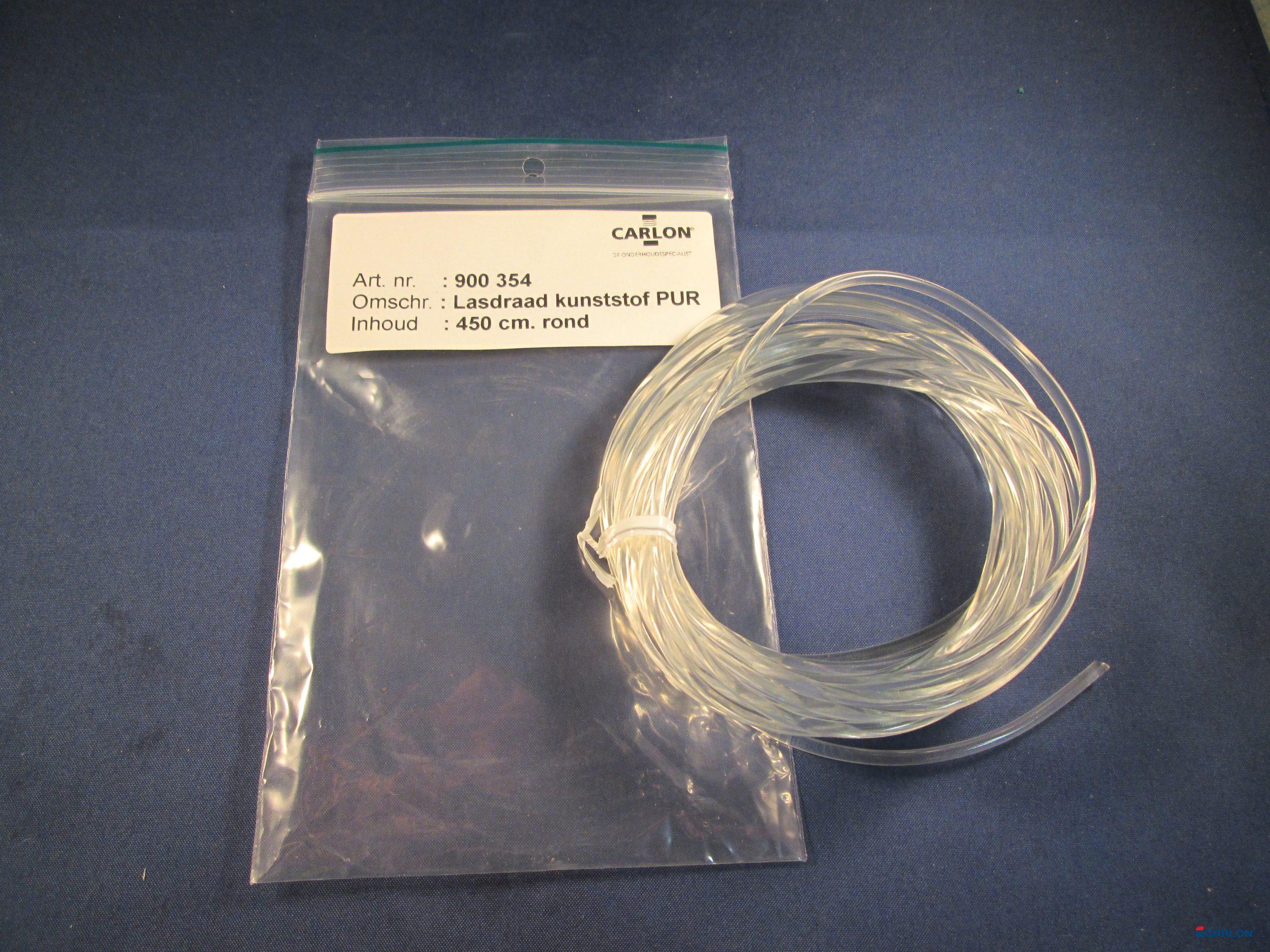 Lasdraad kunststof PUR rond 450cm rol